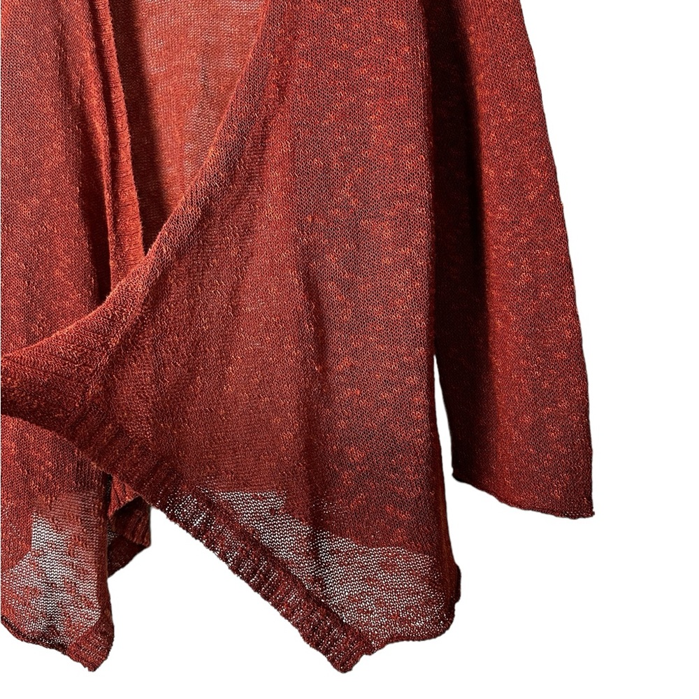 Eileen Fisher Linen Blend Cardigan Sweater Size Large - Picture 5 of 6